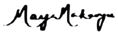 Signature of Maya Makanjee